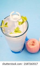 Onion Juice In Glass , Photo