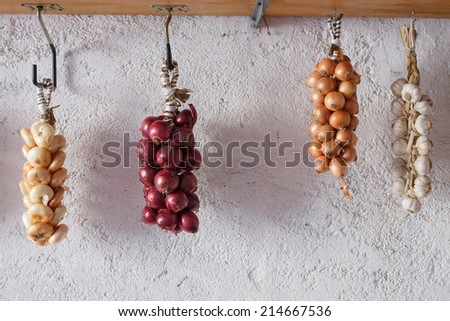 Onions from Cannara, region Umbria, Italy