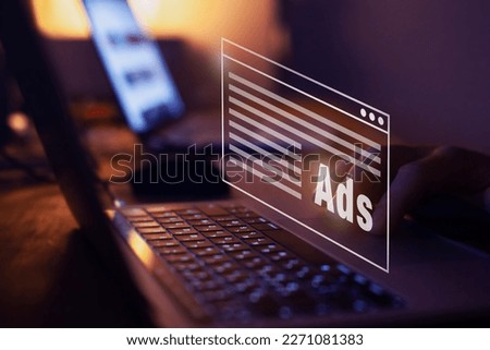 online ads, internet advertisement, ad banner on website, digital marketing