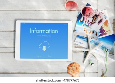 Online Backup Cloud Storage Data Concept