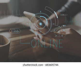 Online Communication Connection Hub Icon - Powered by Shutterstock