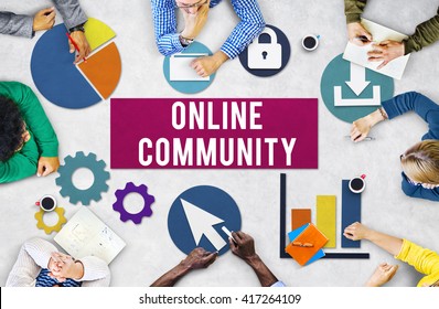 Online Community Connection Internet Concept