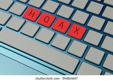 Online Or Computer Hoax Warning Concept