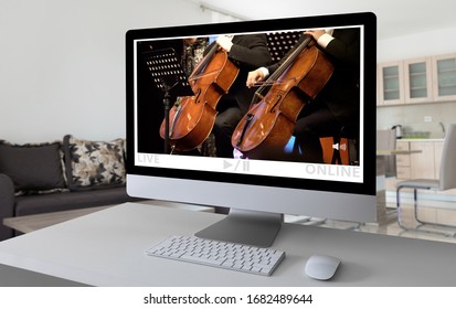 Online Concert Of Classical Music.