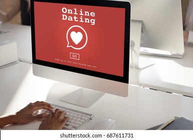 Online Dating Digital Matchmaking Technology Concept