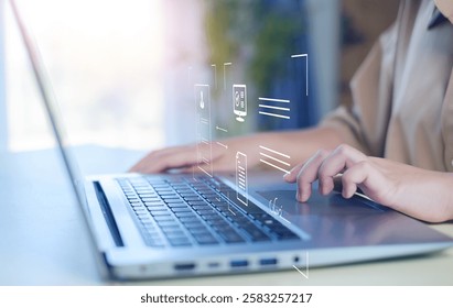 Online documentation database and process automation to efficiently manage files,Corporate business technology.Document Management System.