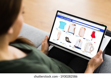 Online Ecommerce Shopping On Screen Using App