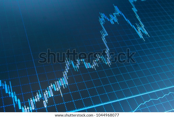 Online Forex Data Close Graph Trend Stock Photo Edit Now 1044968077 - 