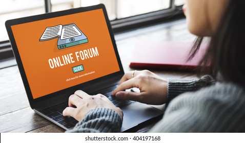 Online Forum Discussion Assembly Information Concept