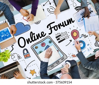 Online Forum Networking Connection Internet Concept