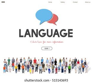 Online Language Learning Interface Concept
