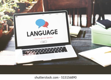 Online Language Learning Interface Concept