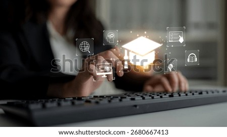 Online learning system combining digital education, e-learning, and virtual classroom to enhance learning, assessment, and global knowledge sharing. Latch