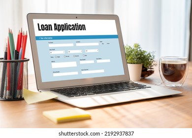 Online loan application form for modish digital information collection the internet network