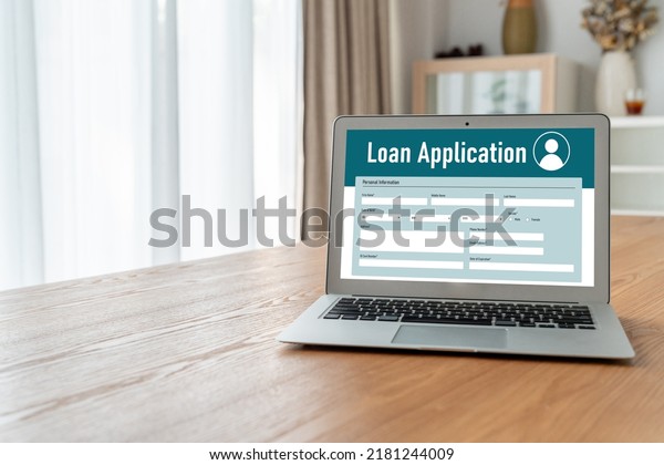 Online loan application form for\
modish digital information collection on the internet\
network