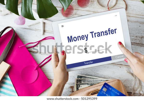Online Money Transfer Interface Concept Stock Photo 501295399 ...