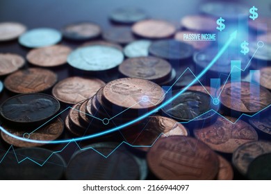 Online Passive Income Growing Concept  - Shutterstock ID 2166944097