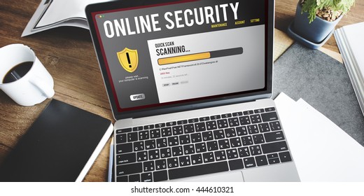Online Security Notebook Communication Computer Concept