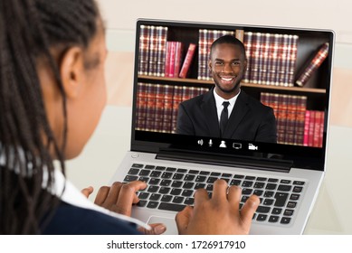 Online Video Conference Call With African Lawyer