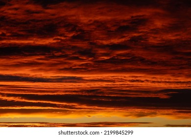 Only Beatiful Sunset Sky Clouds