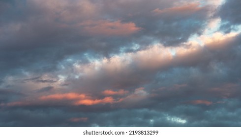 Only Sky At Dramatic Sunset