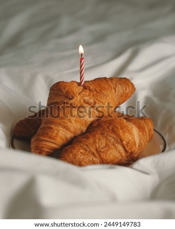 The only thing better than a birthday cake are croissants.