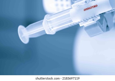 Onpattro Personalized Gene Therapy Syringe Injection Stock Photo ...