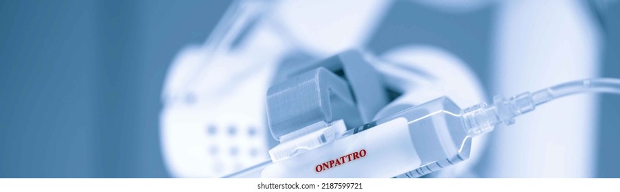 Onpattro Personalized Gene Therapy Syringe Injection Stock Photo ...