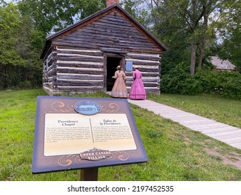 Ontario, Canada - July 23, 2022: Upper Canada Village Living History Museum