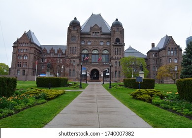 Ontario Legislative Building In Toronto, CANADA May 18, 2020