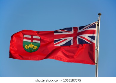 Ontario  Province Flag, Canada 