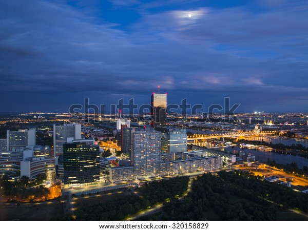 Onu City Photographed Danube Tower Wien Stock Photo Edit Now 315