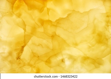 Onyx wall background. Texture of honey color onyx material.