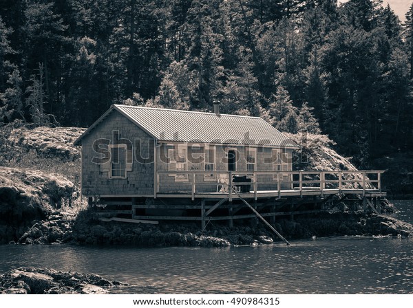 Ood House Smuggler Cove Marine Provincial Stock Photo Edit Now