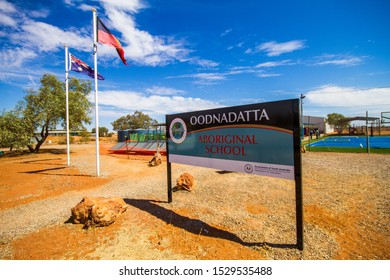 OODNADATTA, SOUTH AUSTRALIA, OCTOBER 2019; The Oodnadatta Aboriginal School Is One Of The Most Remote In South Australia 