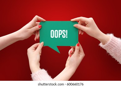 Oops!, Technology Concept