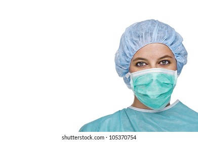 OP doctor with protective clothing