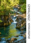 Opal Creek in the Opal Creek Wilderness.  It is a wilderness area located in the Willamette National Forest in Oregon.