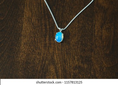 Opal Pendant Necklace