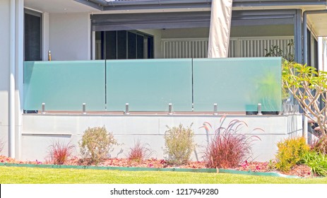 Opaque Glass Balustrade