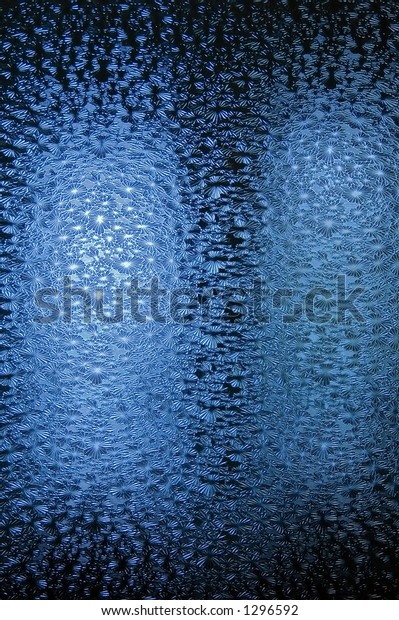 Opaque Glass Office Door Illuminated By Stock Photo Edit