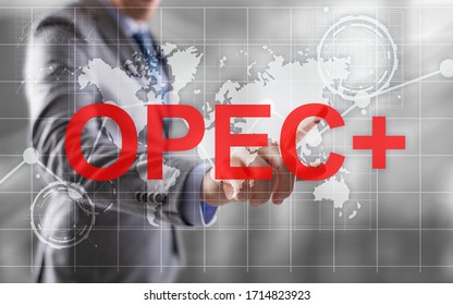 Opec Concept. Organization Of The Petroleum Exporting Countries.