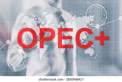 Opec Concept. Organization Of The Petroleum Exporting Countries.