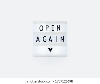 Open again перевод