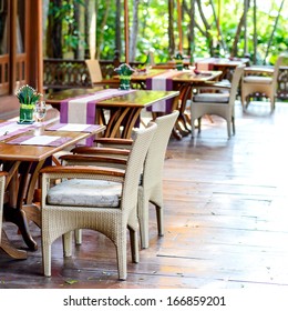 Open Air Thai Restaurant ,Chiang Mai , Thailand