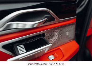 Open Ashtray In The Luxury And Modern Car