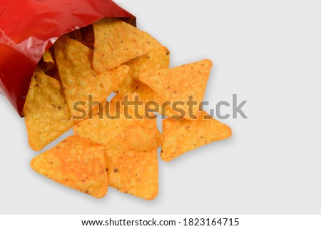 Open bag of crisps a ultra processed food