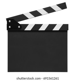 Open Blank Black Clapper Board On Stock Photo 691561261 | Shutterstock