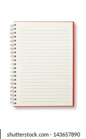 Open Blank Page Notebook