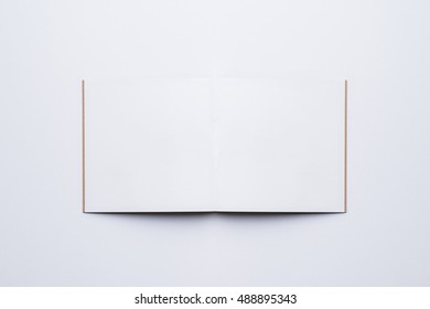 Open Blank Page Notebook 